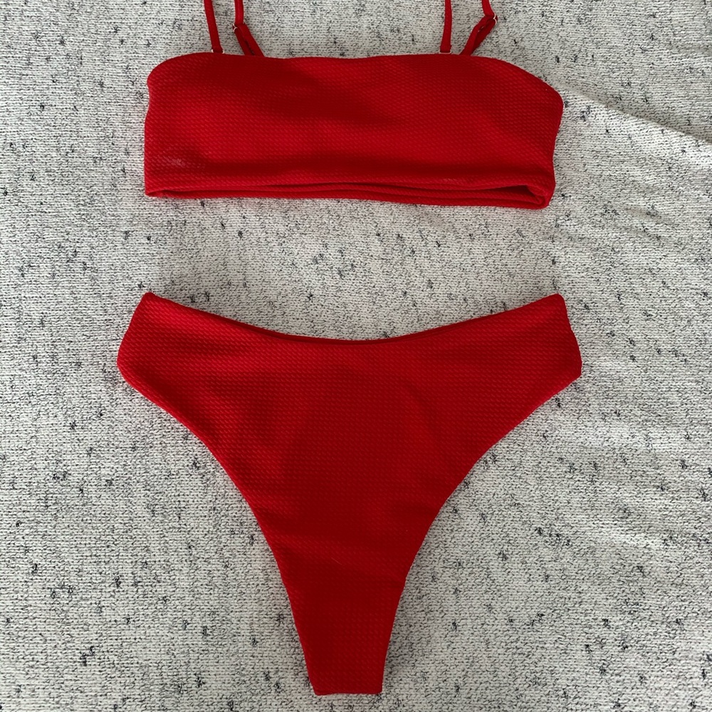 Zaful bandeau bikini set